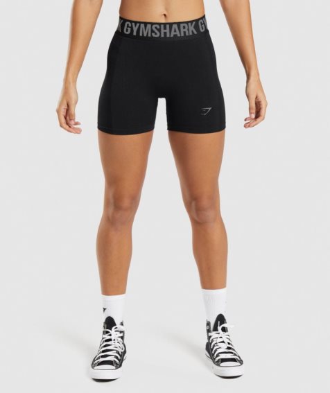 Women's Gymshark Flex Shorts Black | NZ 9DPCHY